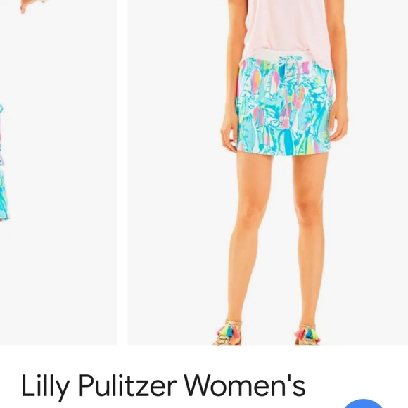 Lilly Pulitzer Beach and Bae Zia Skirt XL - Picture 2 of 7